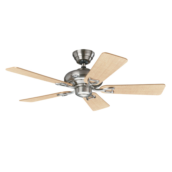 Brushed Nicel + Grey / Maple